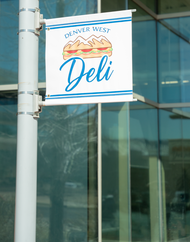 Denver West Deli Exterior Building Sign