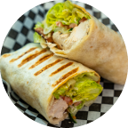 Photo of Denver West Deli's Chicken Caesar Wrap Sandwhich