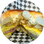 Photo of Denver West Deli's The Hammy Breakfast Sandwhich