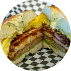 Photo of Denver West Deli's Must Be Monday Breakfast Sandwhich