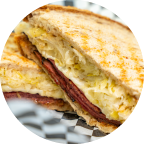 Photo of Denver West Deli's Reuben Sandwhich